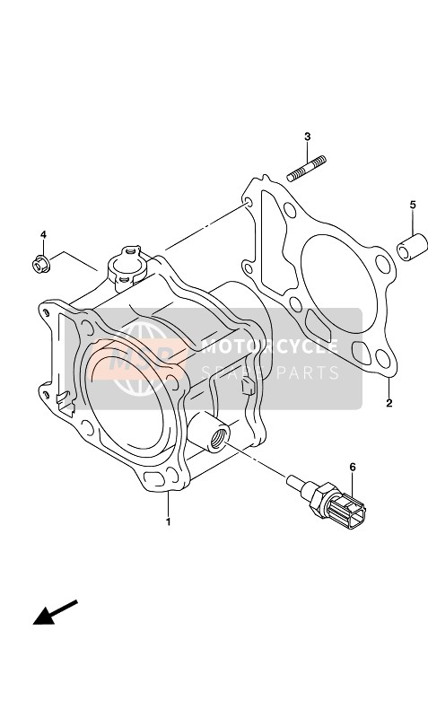 1121103H100F0, Cilinder, Voor, Suzuki, 0